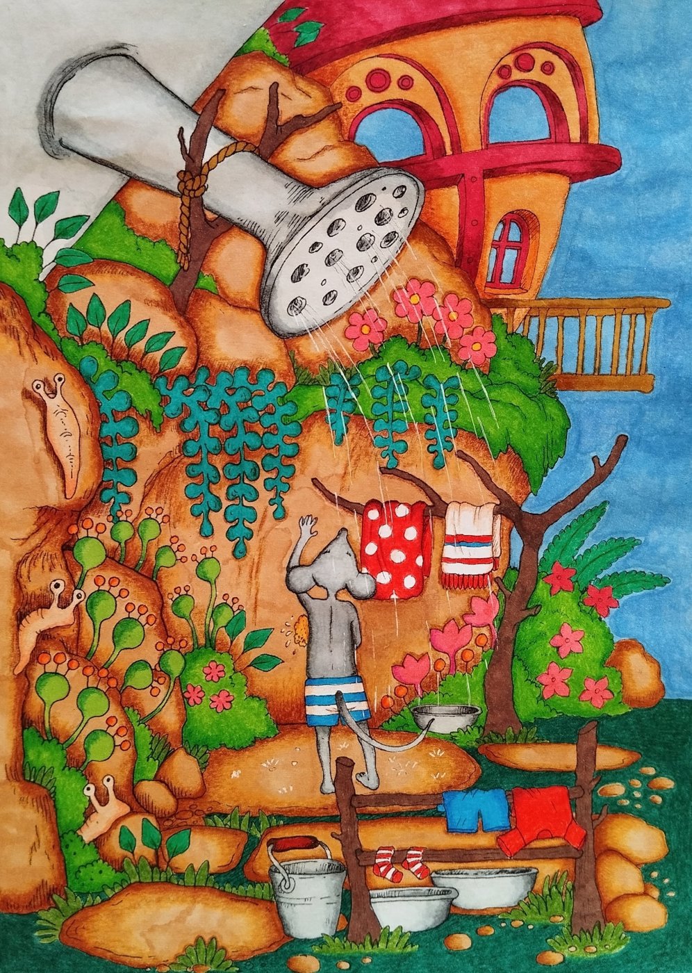Работа от Daria_coloring_hobby