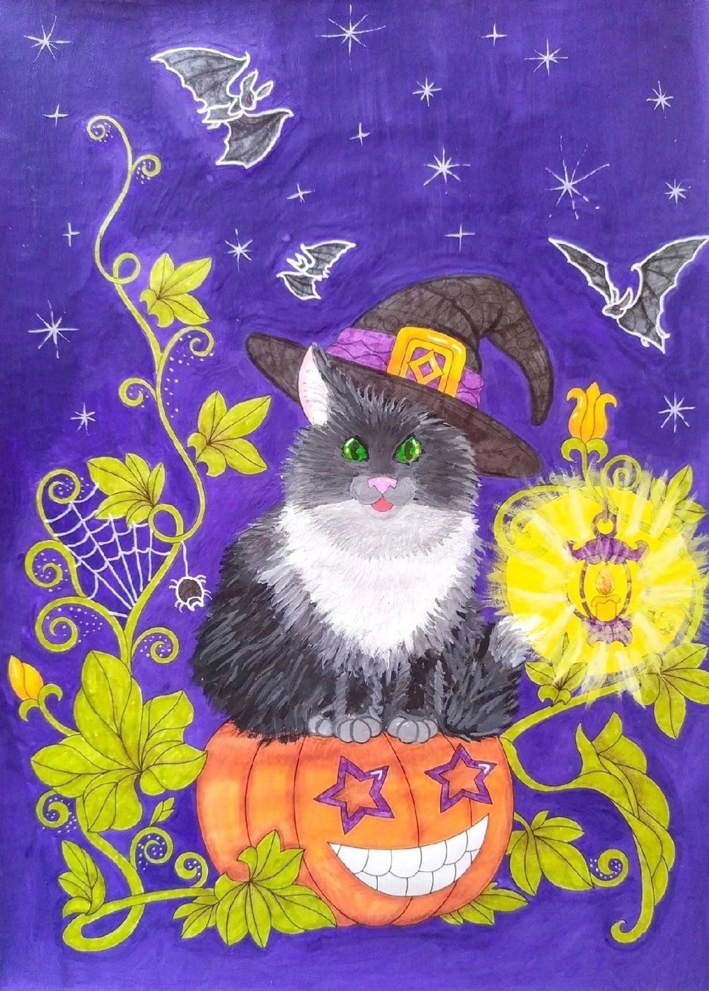 Работа от Daria_coloring_hobby