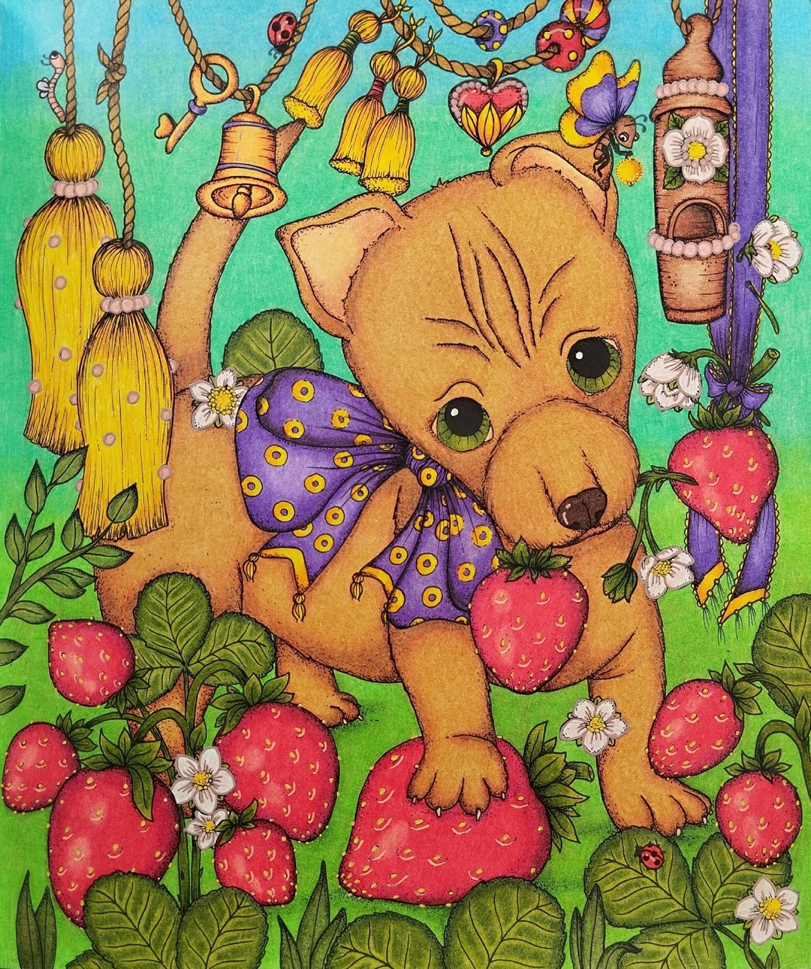 Работа от Daria_coloring_hobby