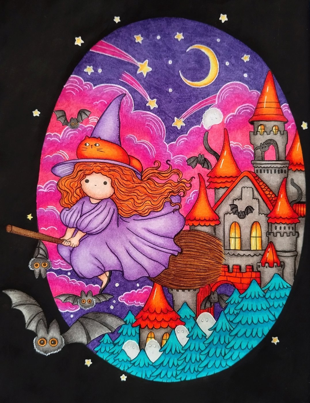 Работа от Daria_coloring_hobby