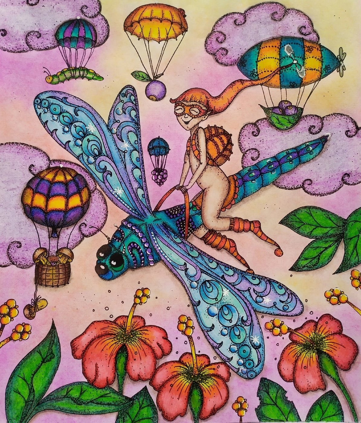 Работа от Daria_coloring_hobby