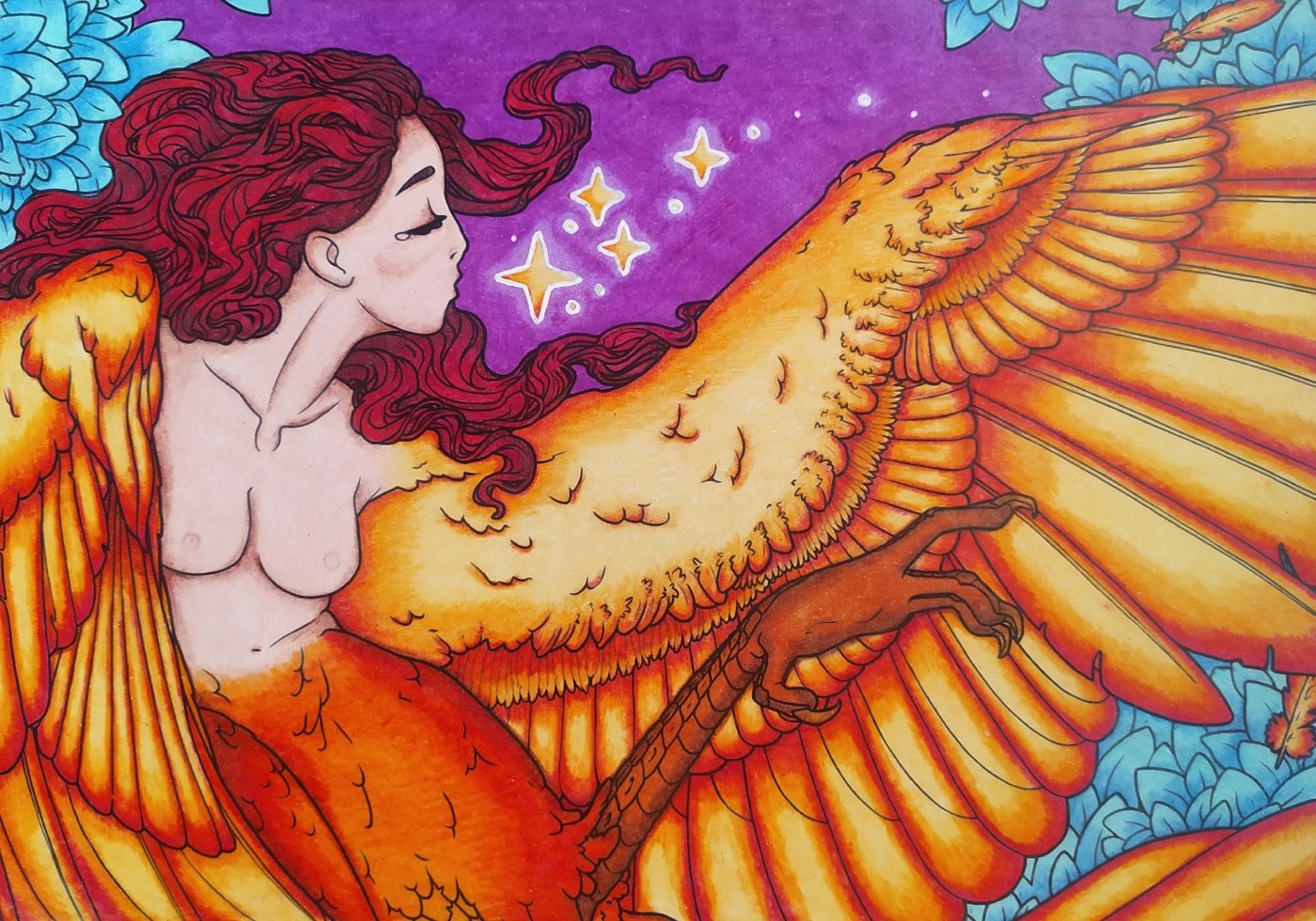 Работа от Daria_coloring_hobby