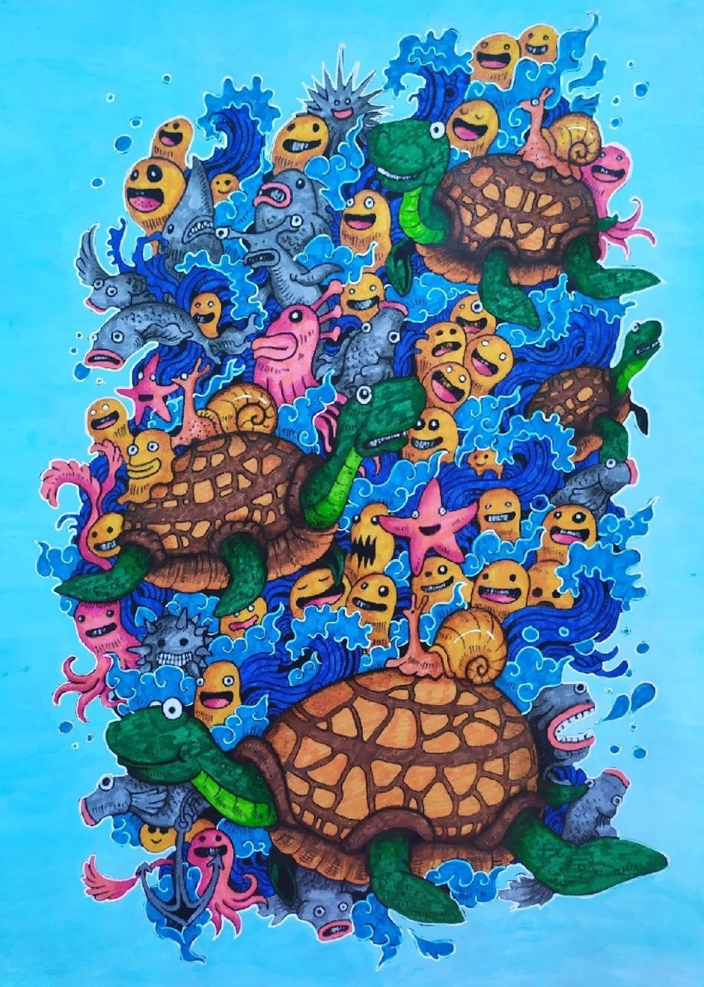 Работа от Daria_coloring_hobby