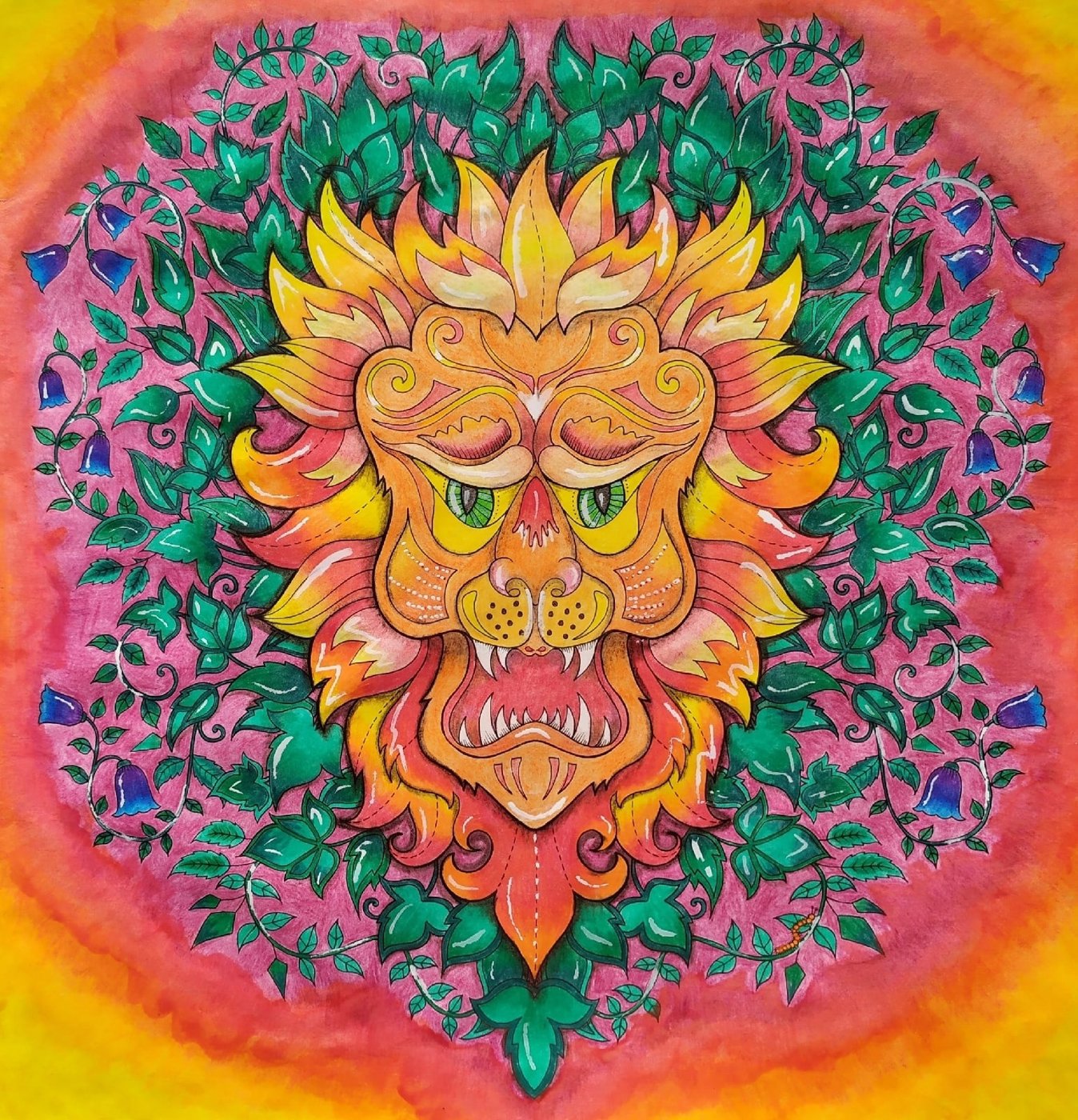Работа от Daria_coloring_hobby