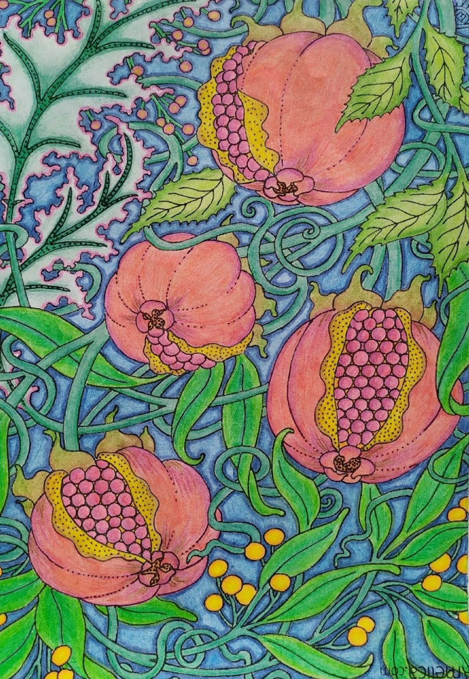 Работа от Daria_coloring_hobby