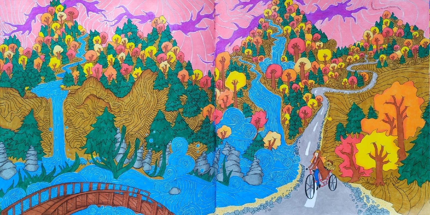 Работа от Daria_coloring_hobby