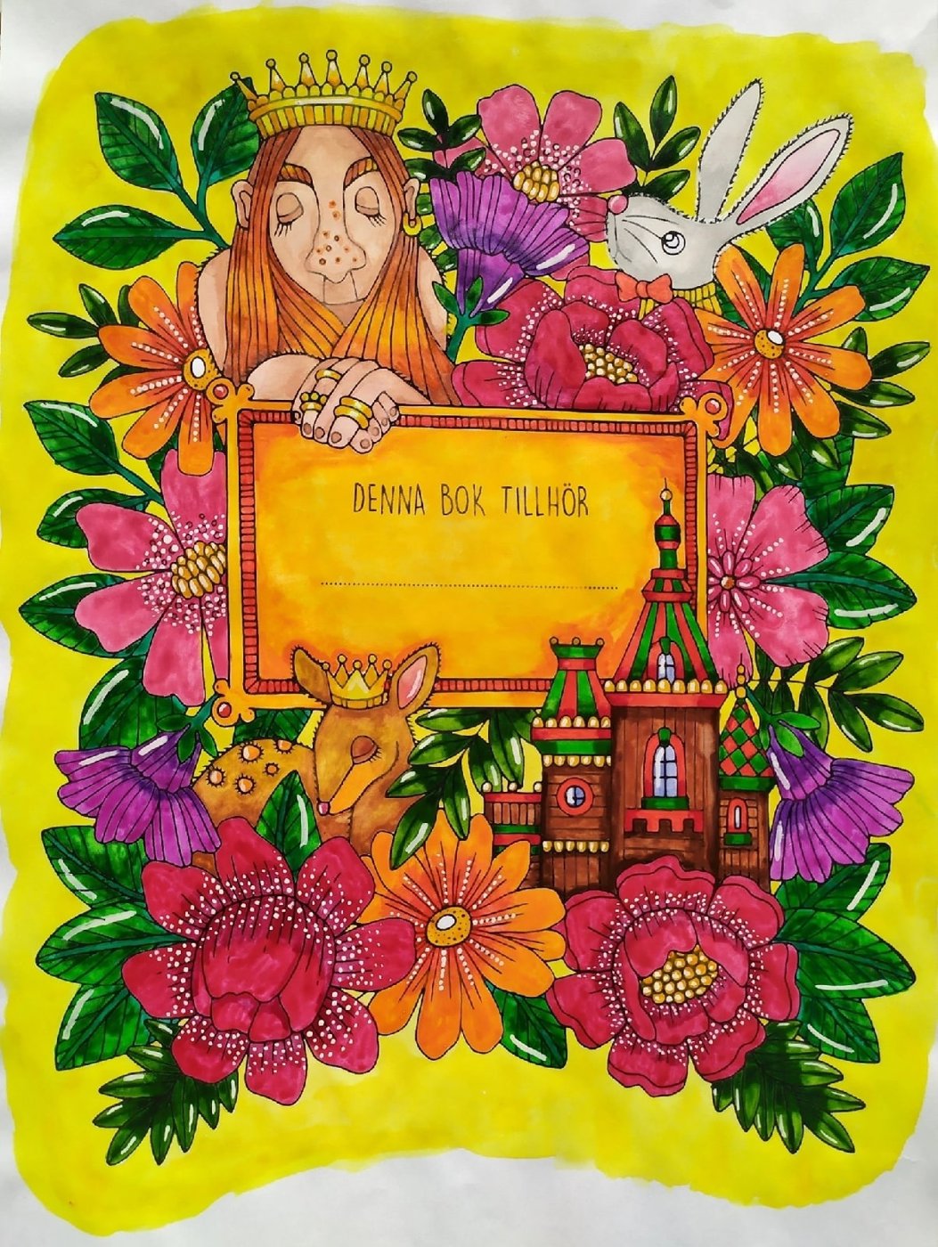 Работа от Daria_coloring_hobby