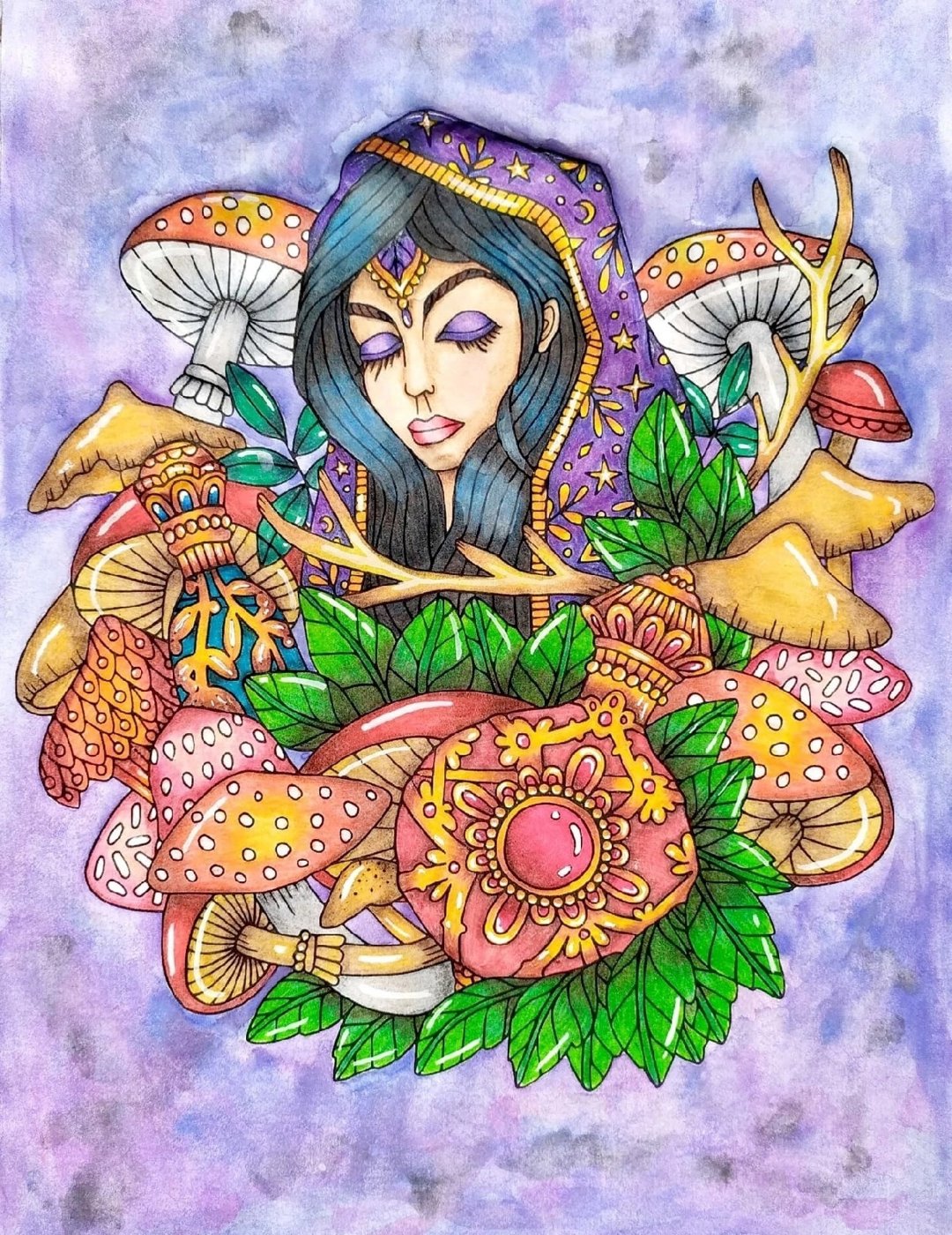 Работа от Daria_coloring_hobby