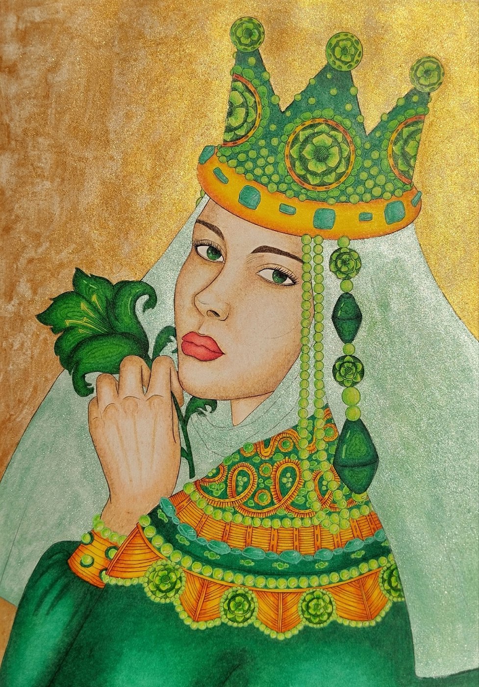 Работа от Daria_coloring_hobby