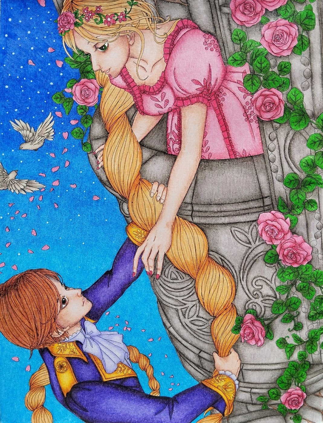 Работа от Daria_coloring_hobby