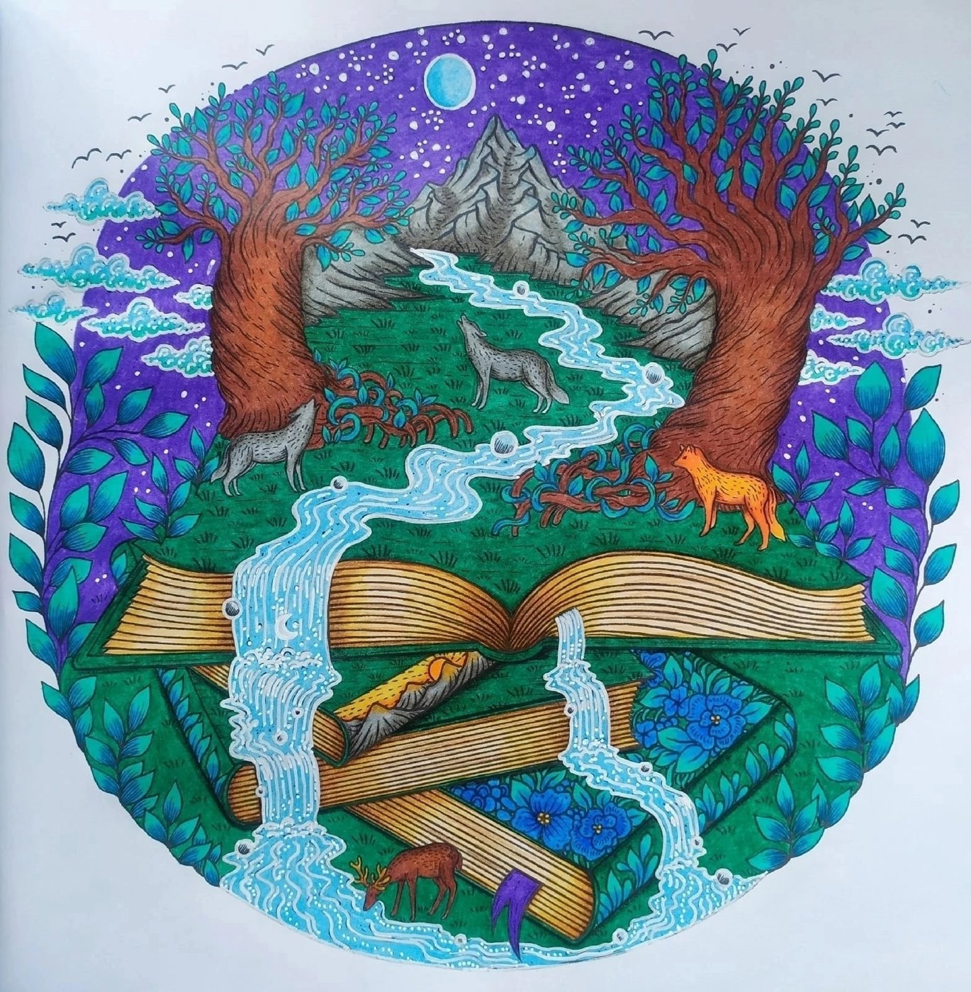 Работа от Daria_coloring_hobby