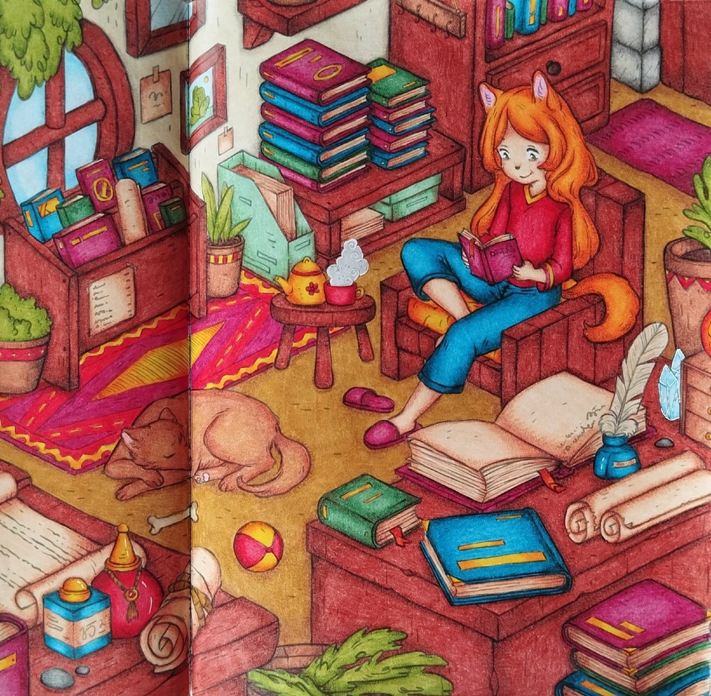 Работа от Daria_coloring_hobby