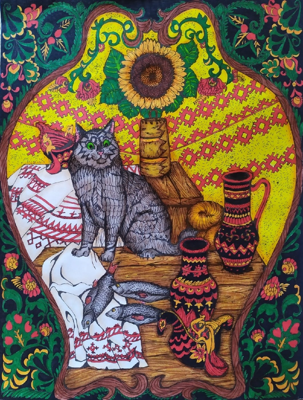 Работа от Daria_coloring_hobby