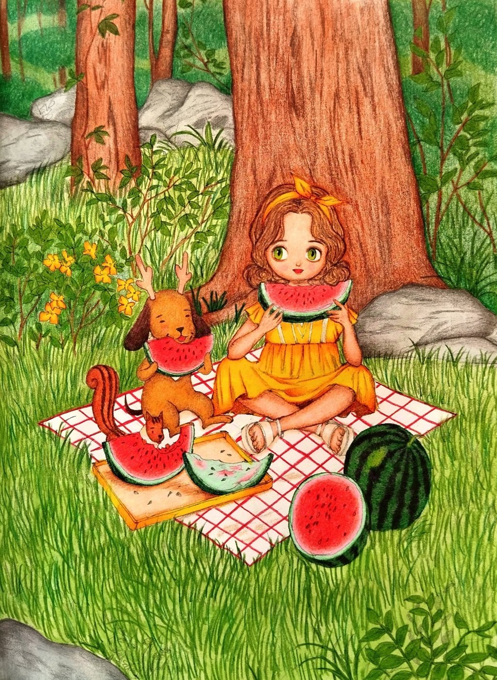 Работа от Daria_coloring_hobby