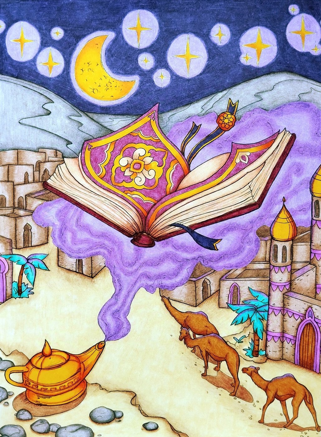 Работа от Daria_coloring_hobby