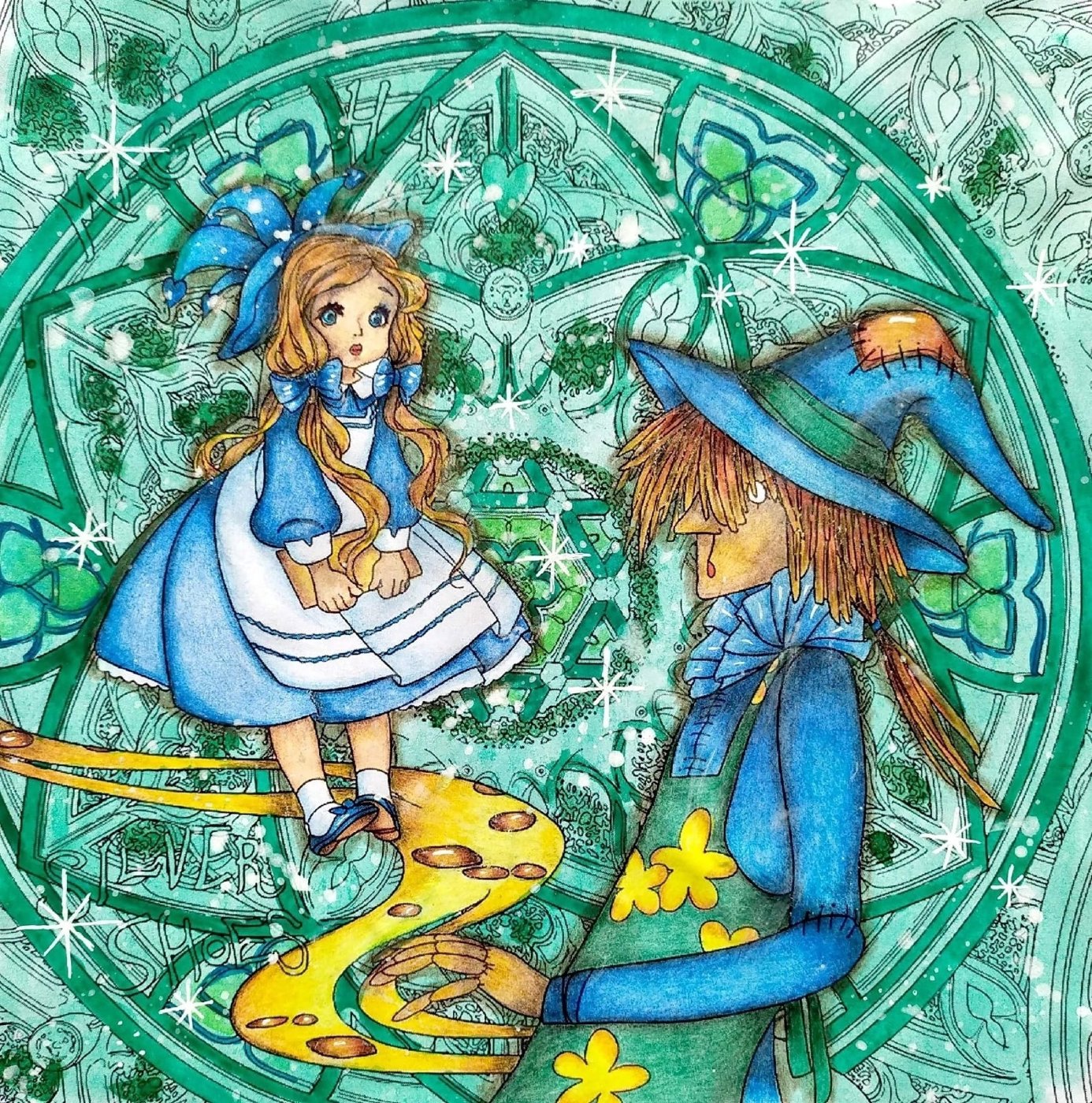 Работа от Daria_coloring_hobby