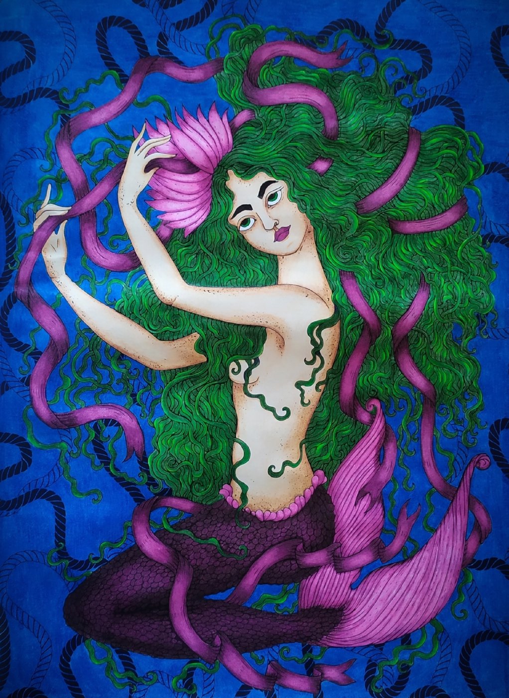 Работа от Daria_coloring_hobby