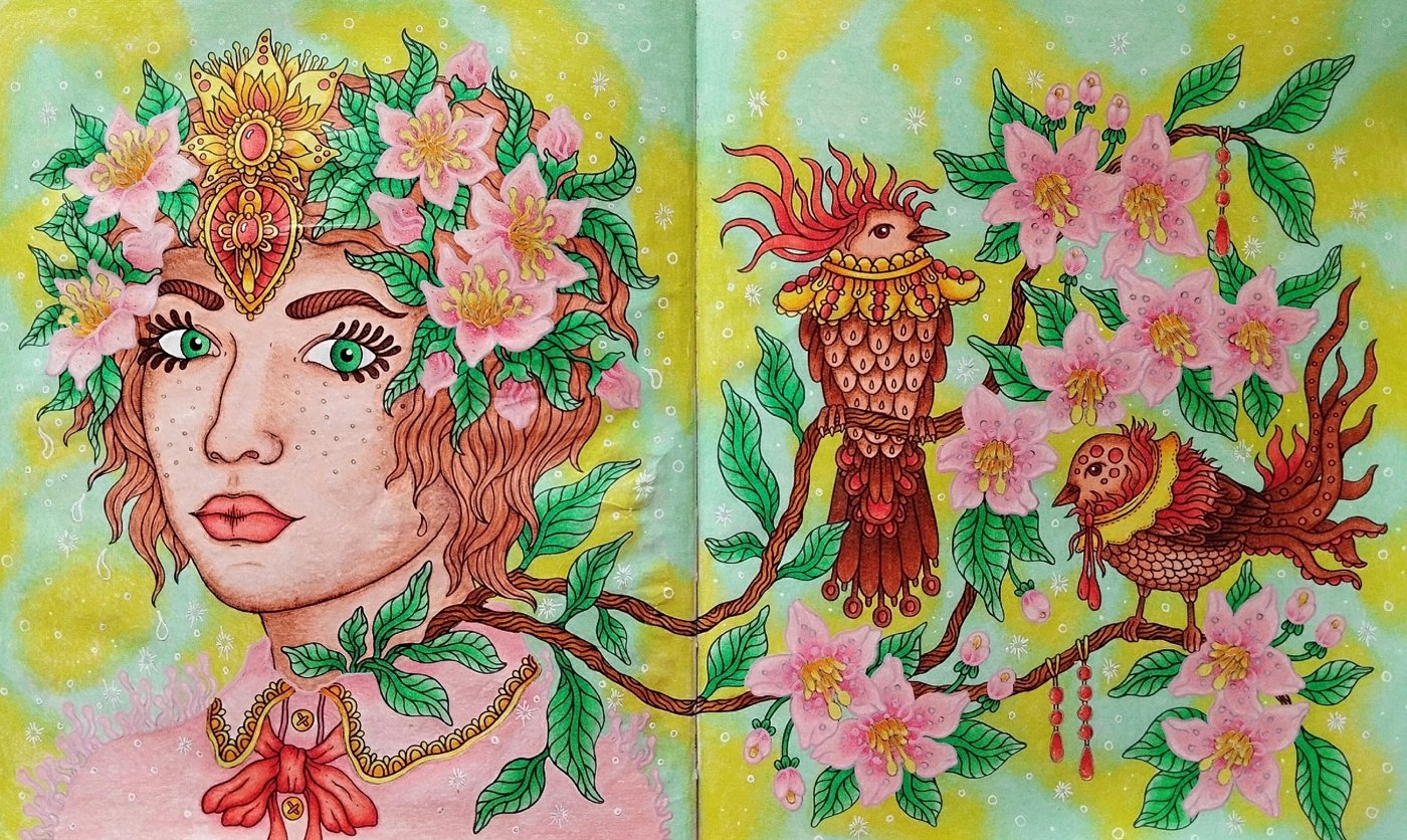 Работа от Daria_coloring_hobby
