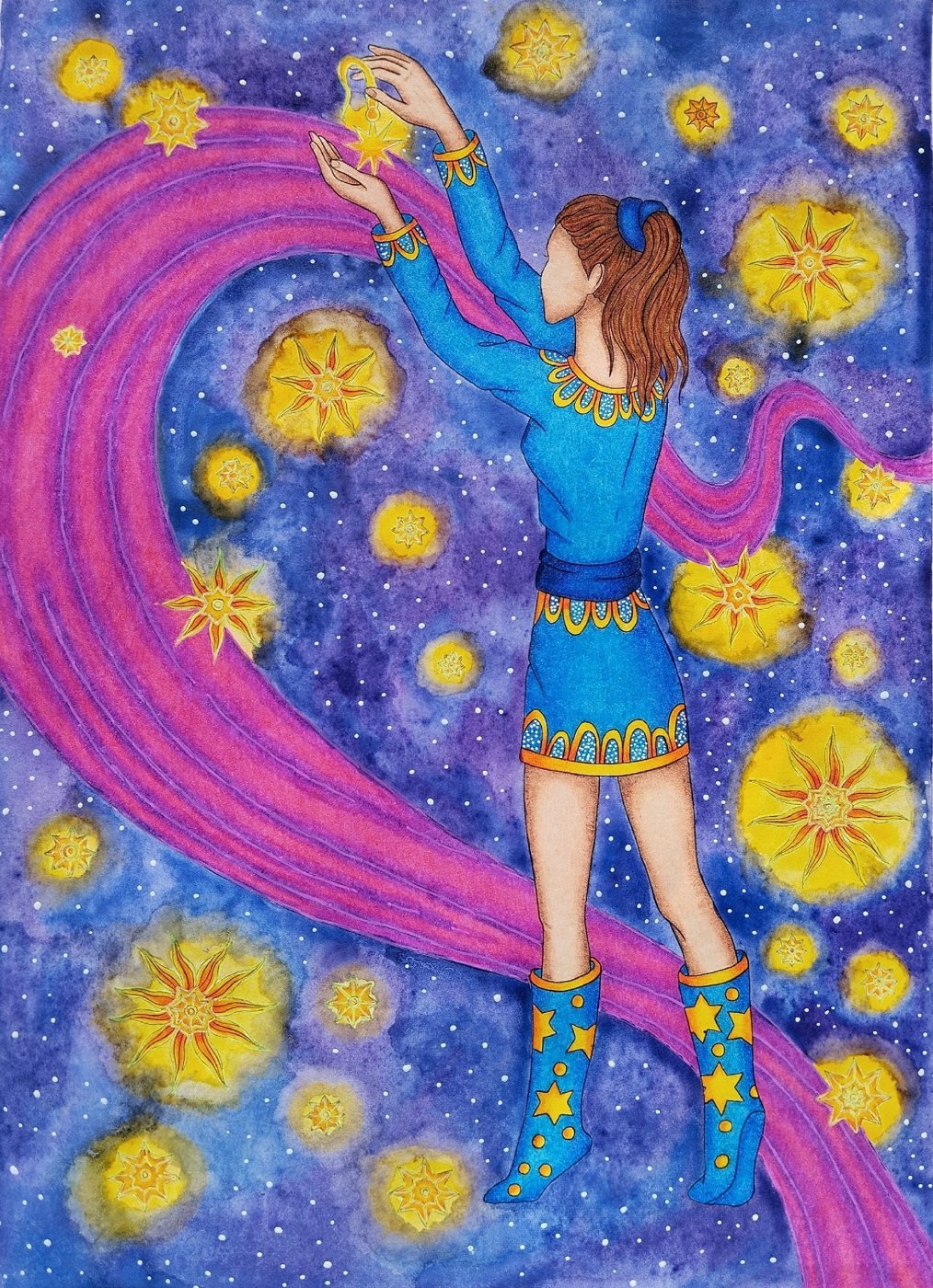 Работа от Daria_coloring_hobby