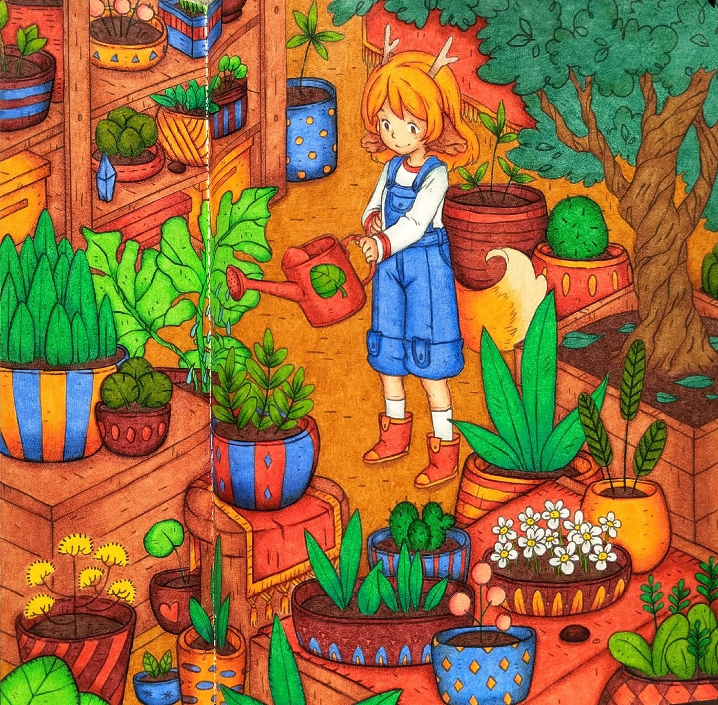 Работа от Daria_coloring_hobby