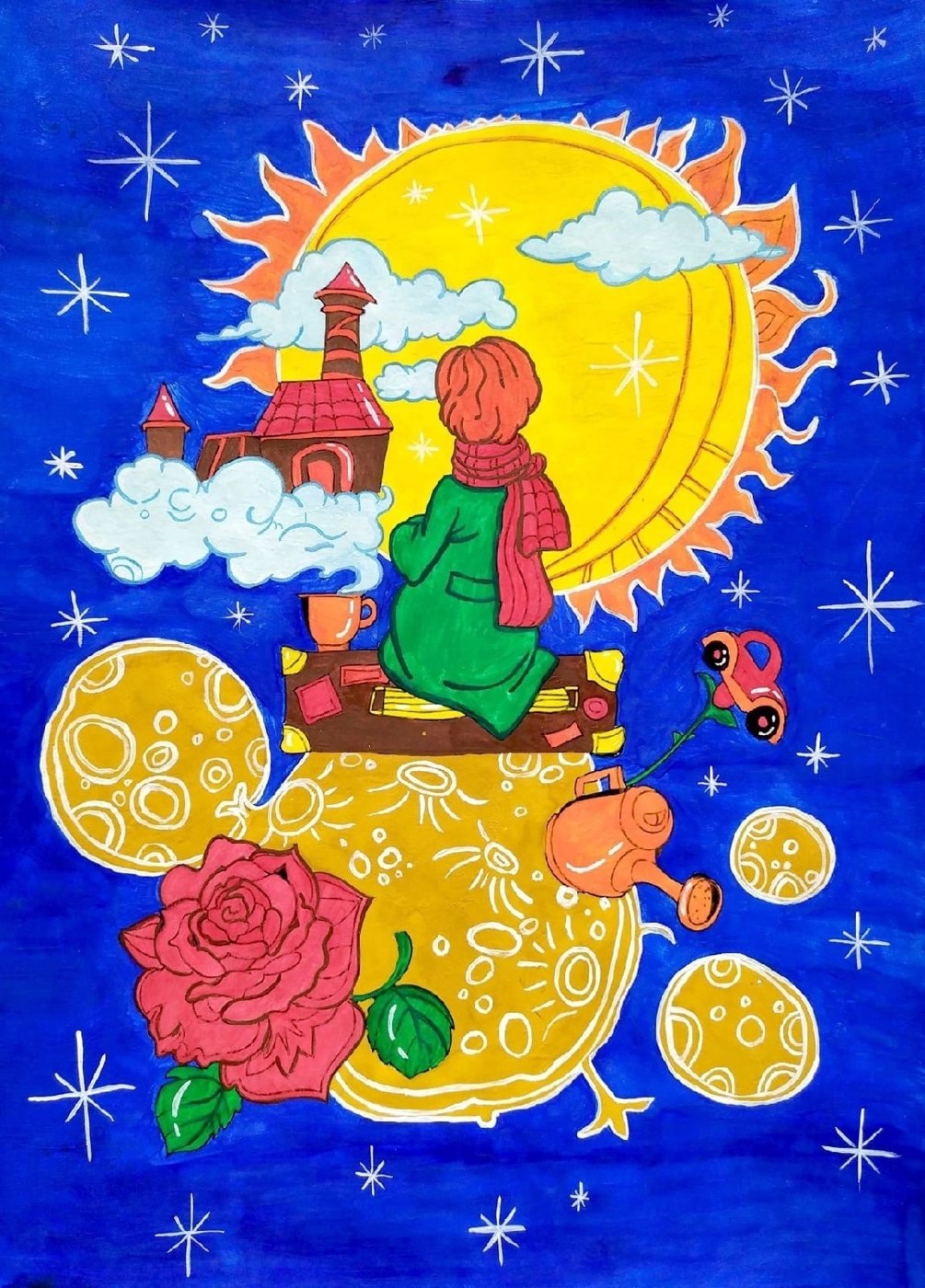 Работа от Daria_coloring_hobby