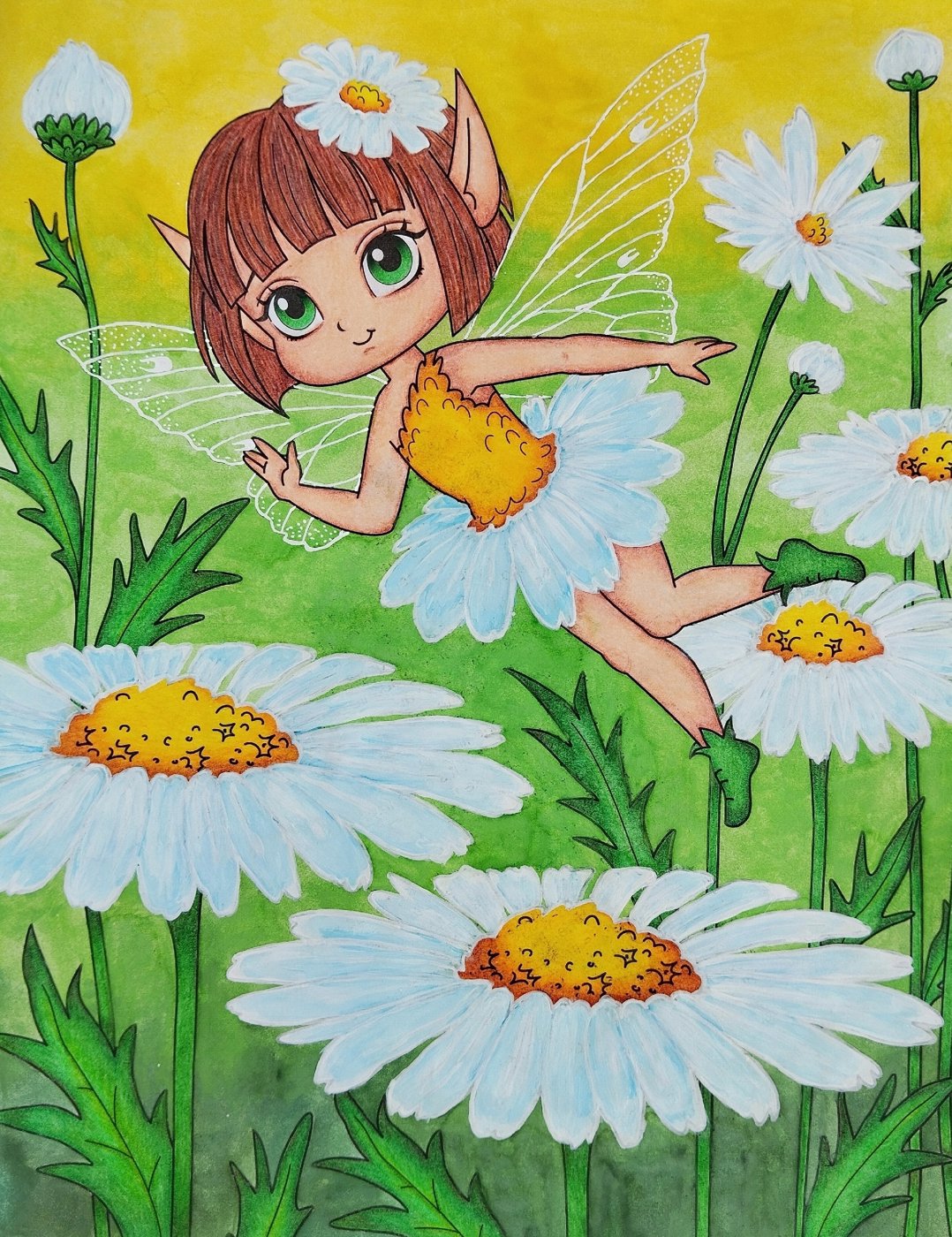 Работа от Daria_coloring_hobby