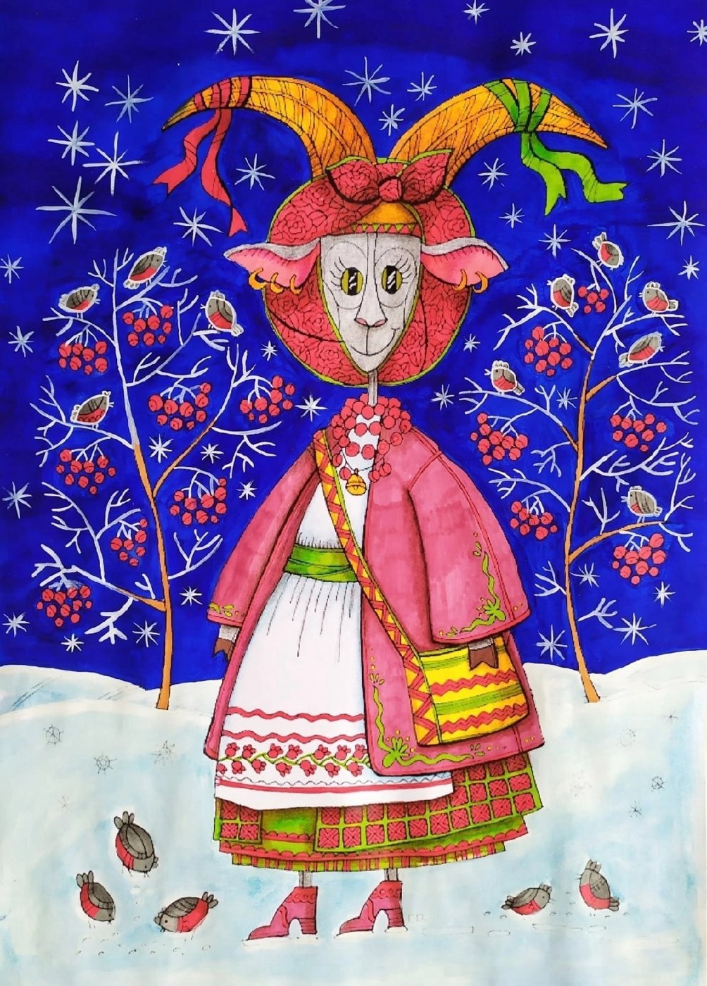 Работа от Daria_coloring_hobby