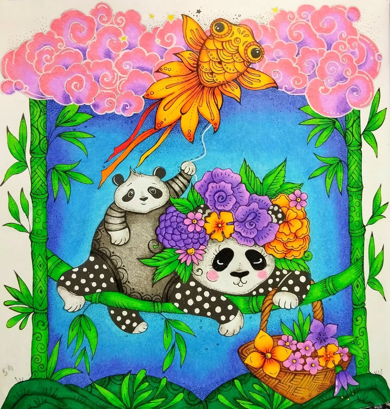 Работа от Daria_coloring_hobby