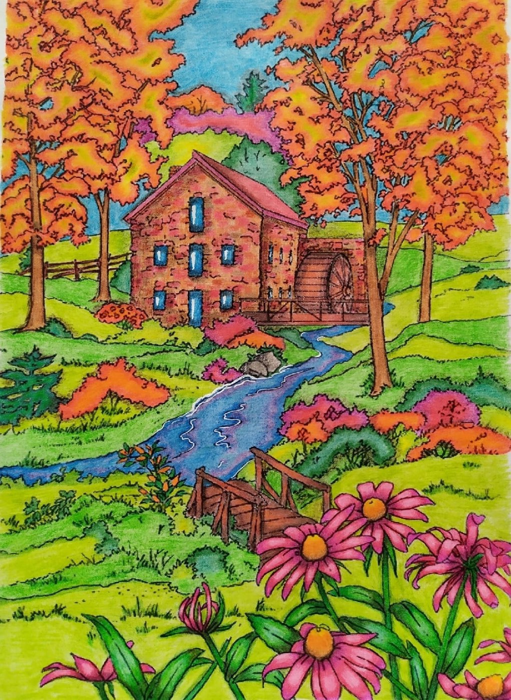 Работа от Daria_coloring_hobby