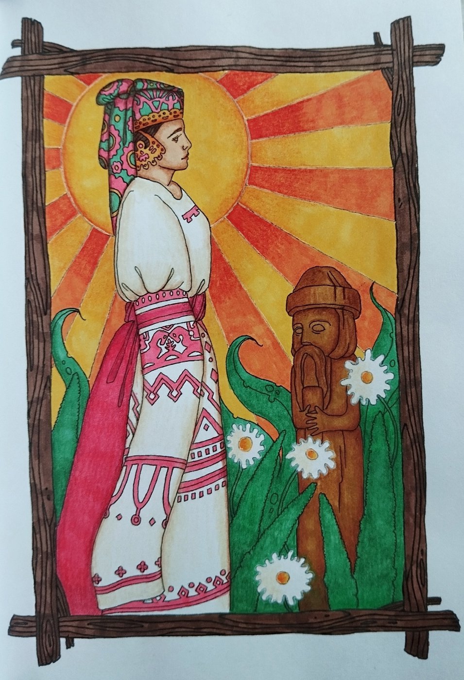 Работа от Daria_coloring_hobby