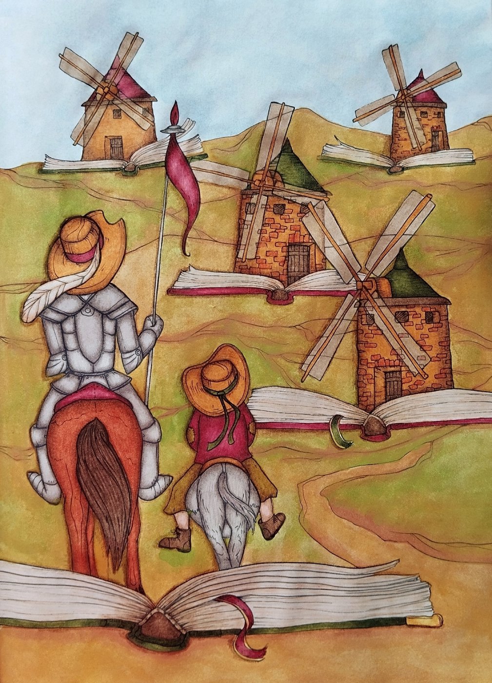 Работа от Daria_coloring_hobby