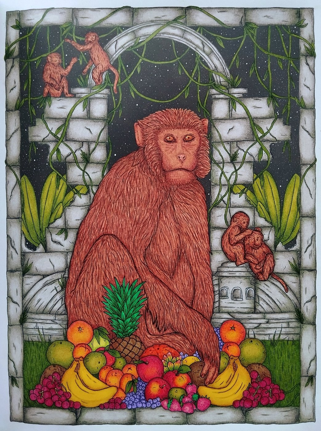 Работа от Daria_coloring_hobby