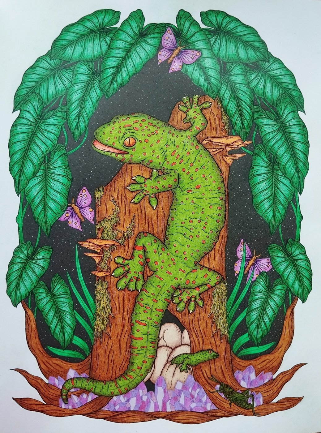 Работа от Daria_coloring_hobby