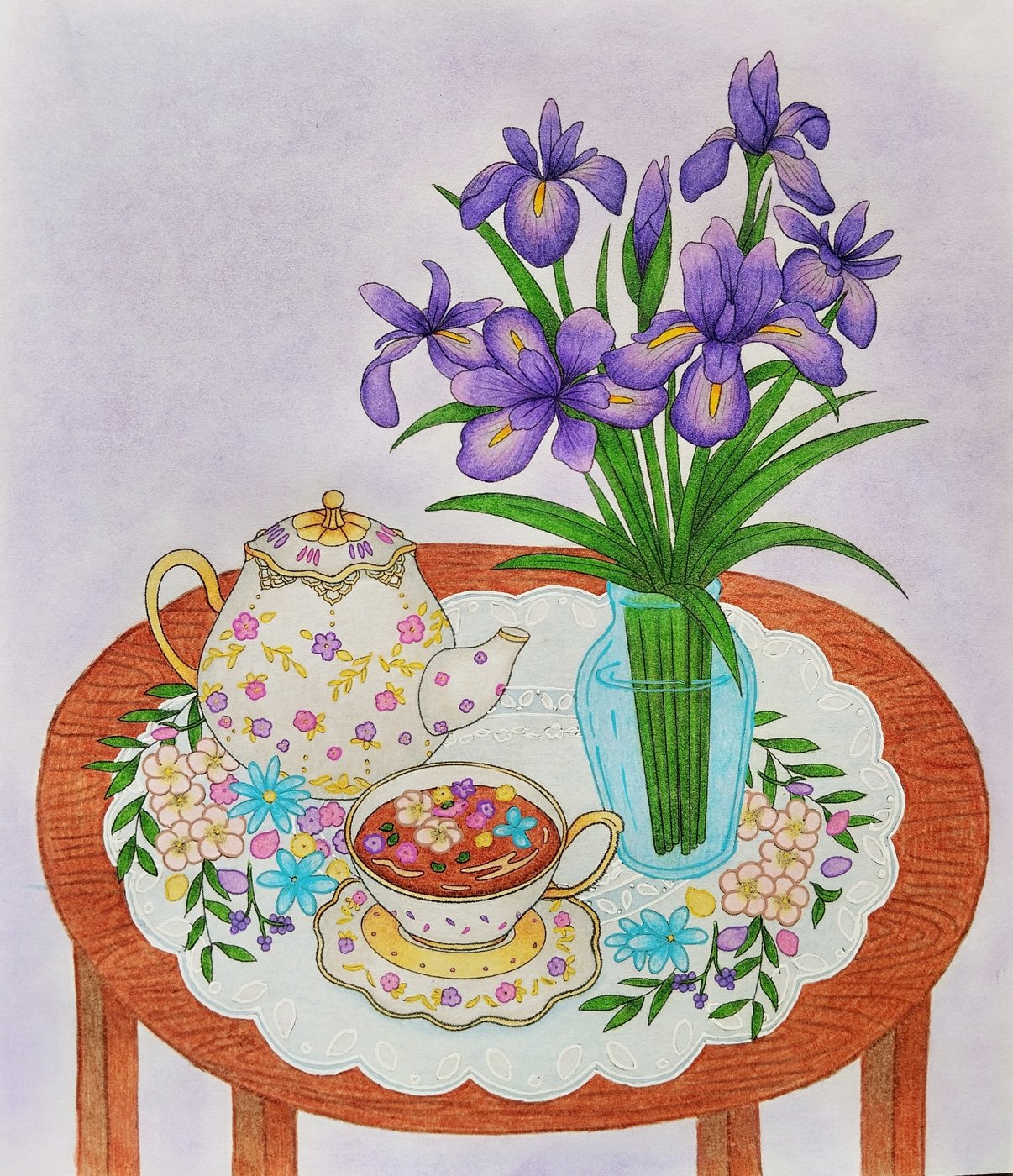Работа от Daria_coloring_hobby