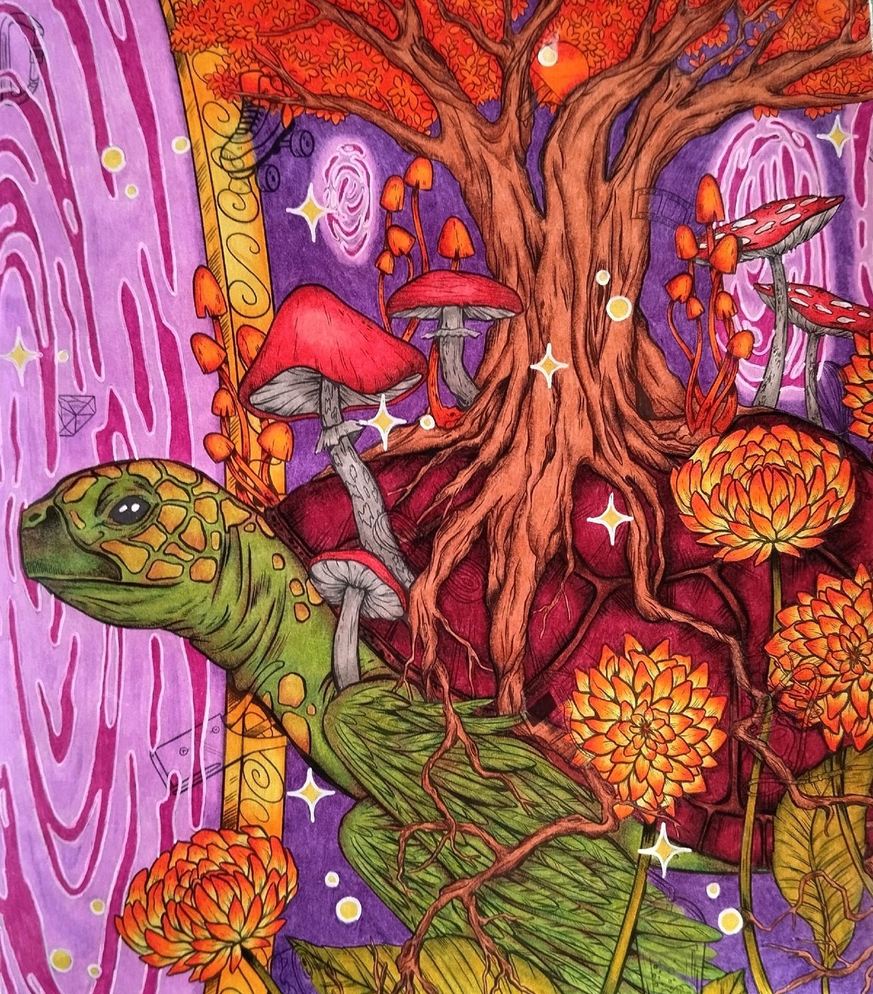 Работа от Daria_coloring_hobby
