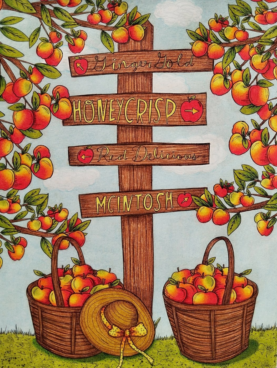Работа от Daria_coloring_hobby