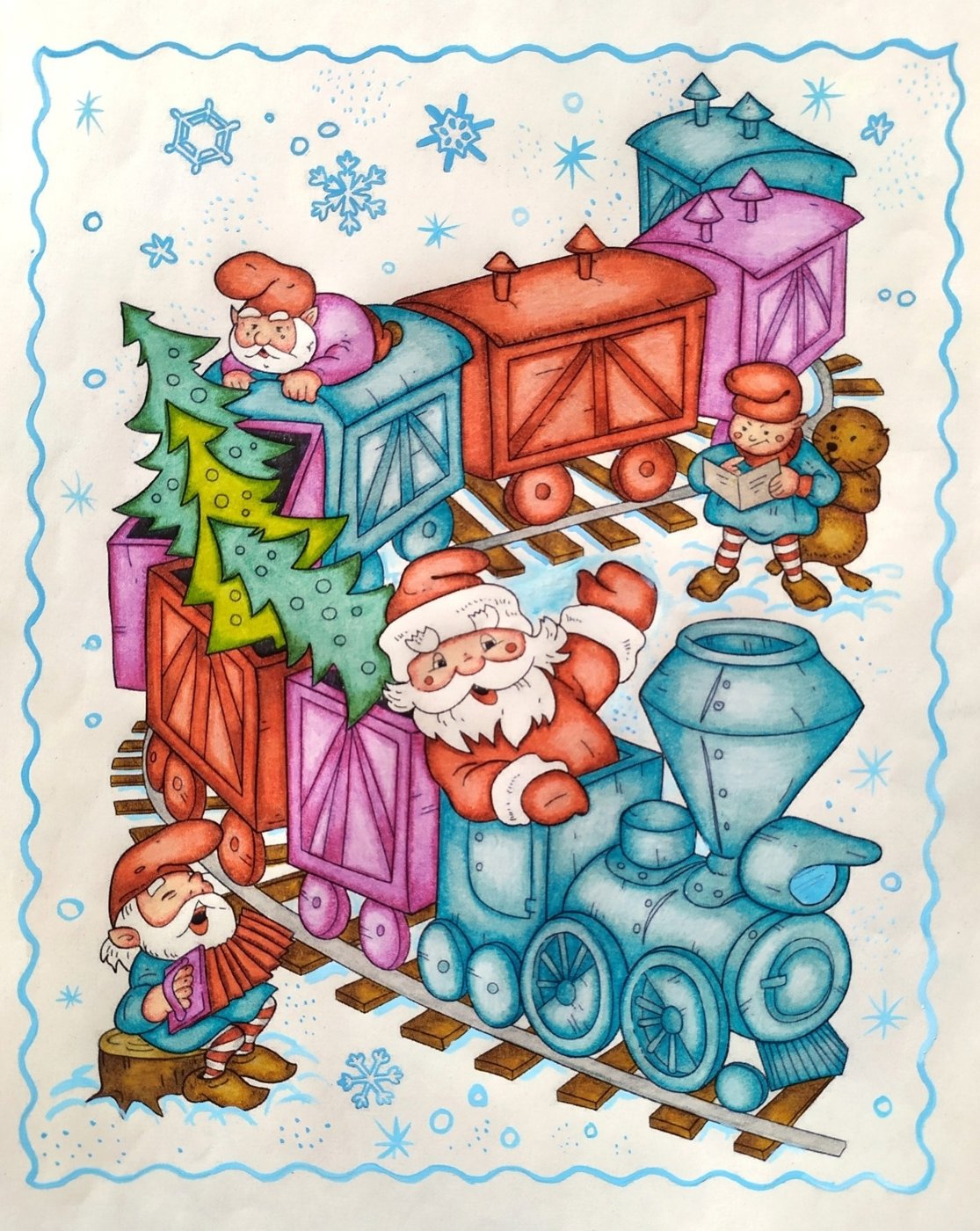 Работа от Daria_coloring_hobby