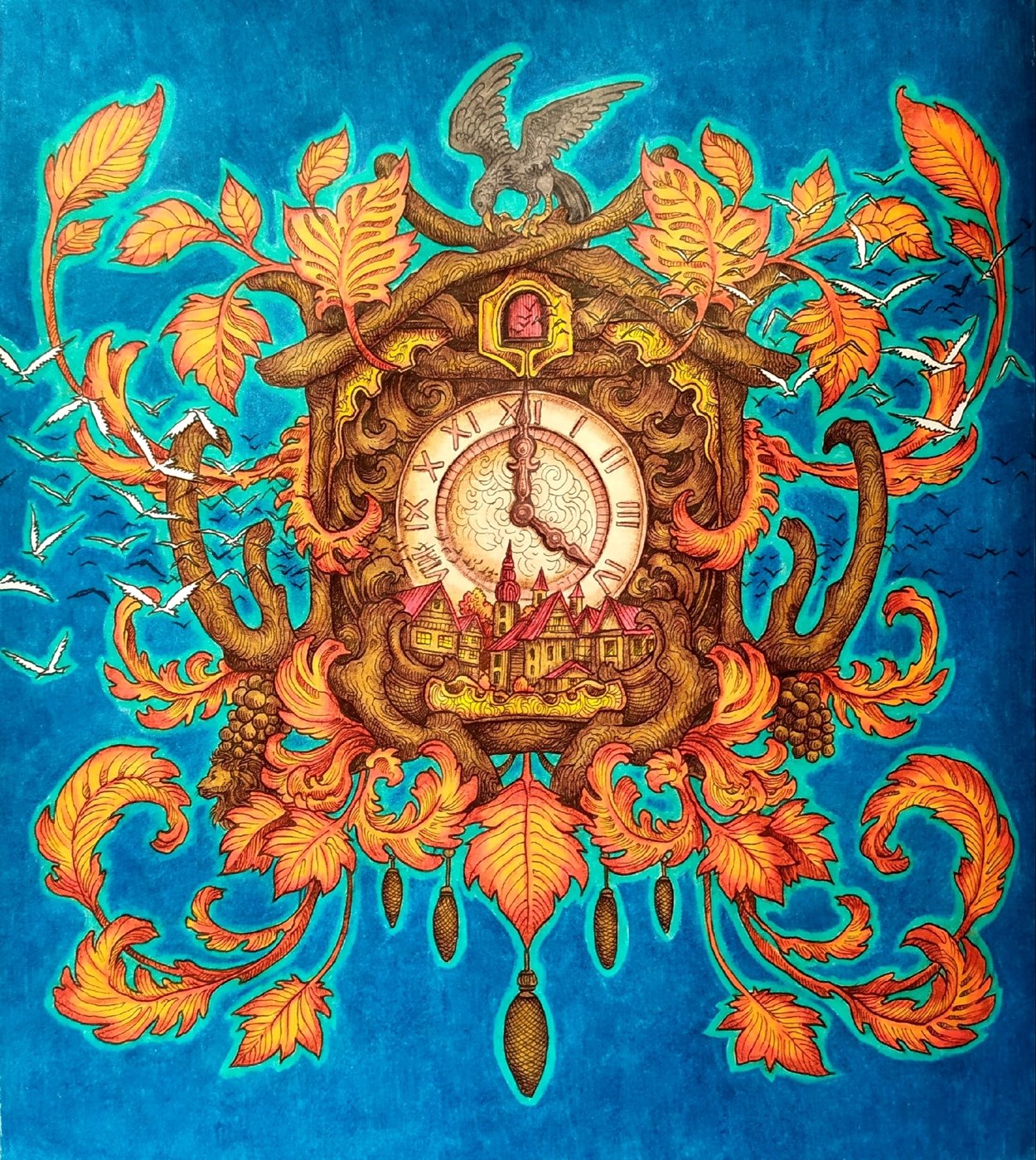 Работа от Daria_coloring_hobby