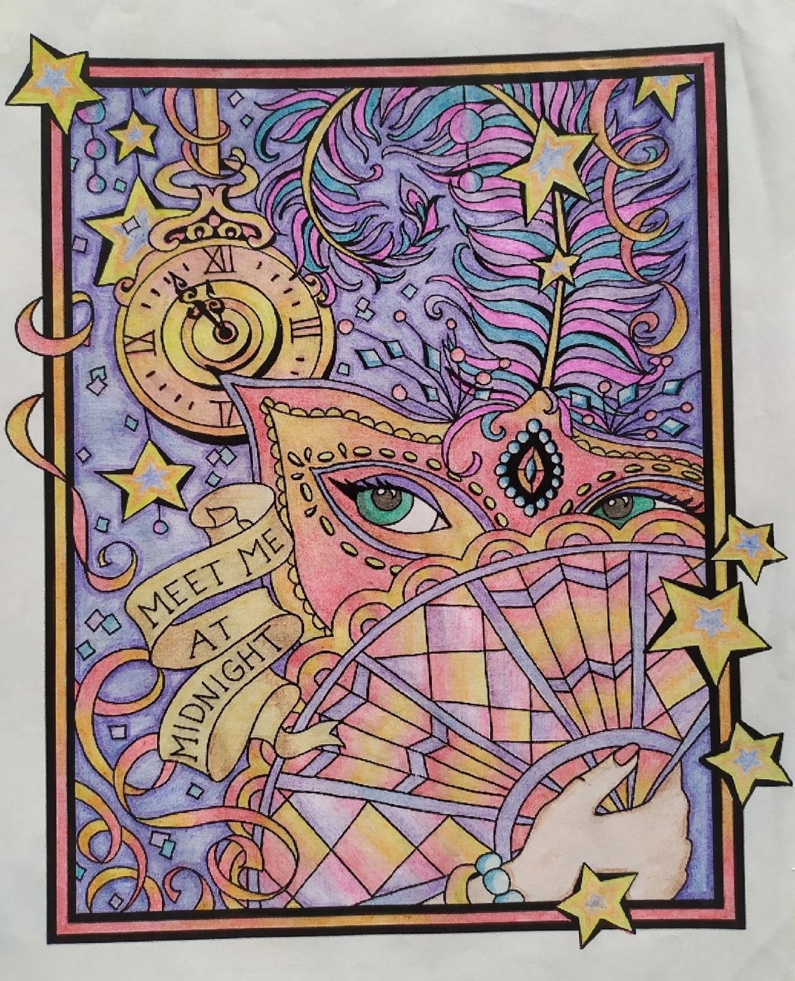 Работа от Daria_coloring_hobby