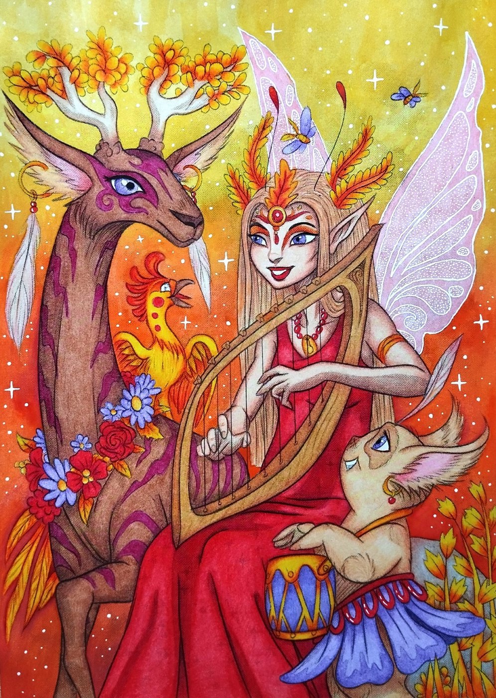 Работа от Daria_coloring_hobby