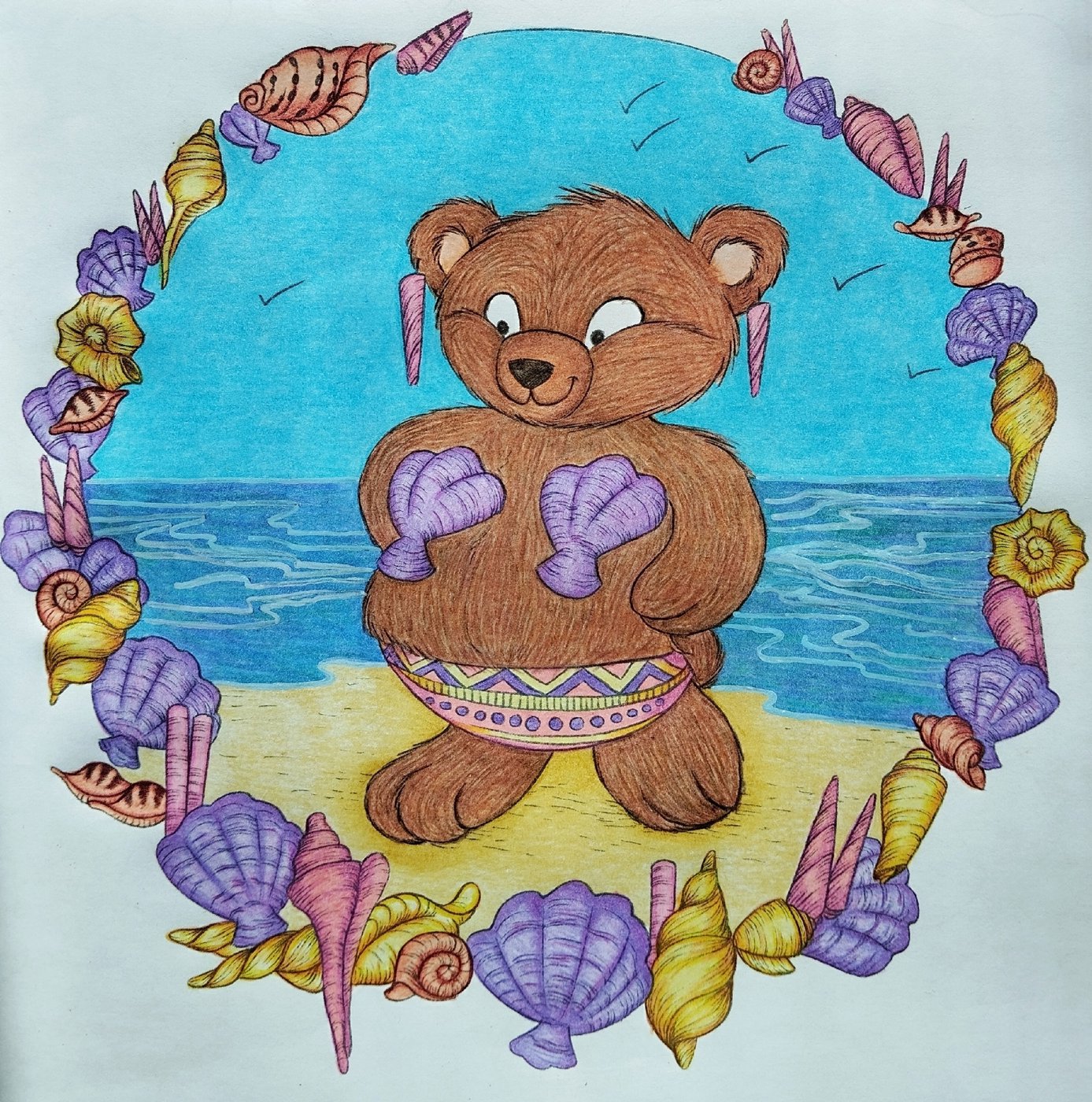 Работа от Daria_coloring_hobby