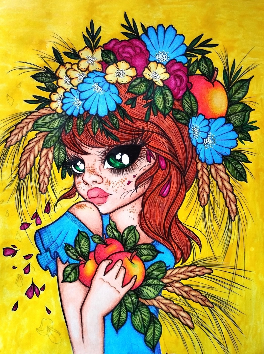 Работа от Daria_coloring_hobby