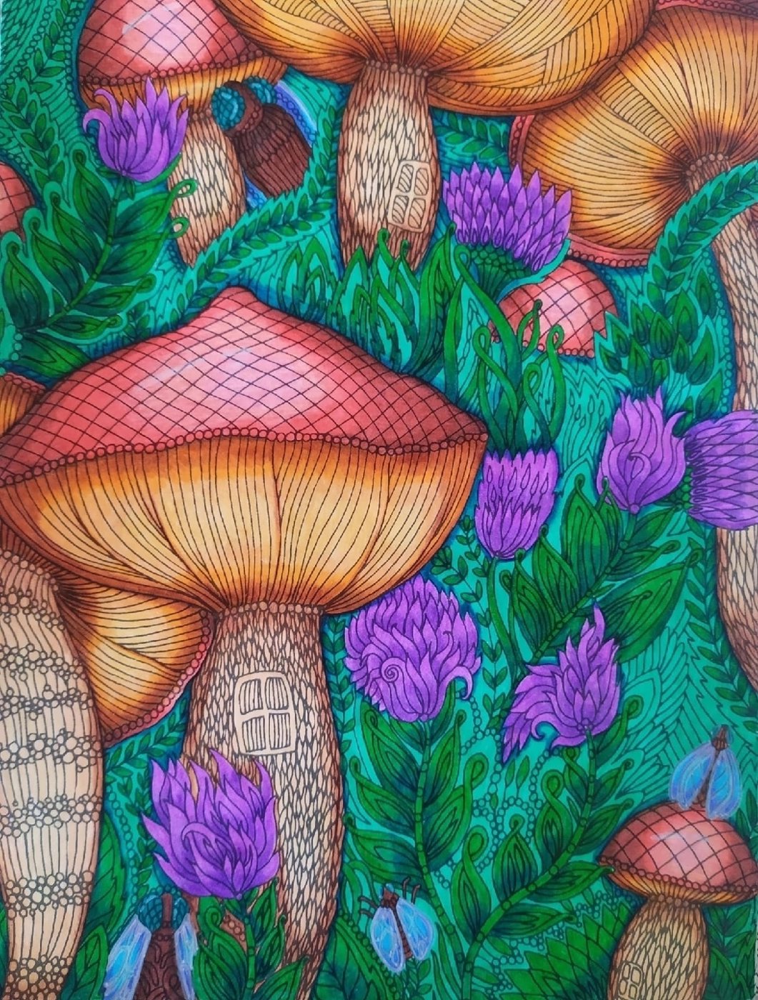 Работа от Daria_coloring_hobby