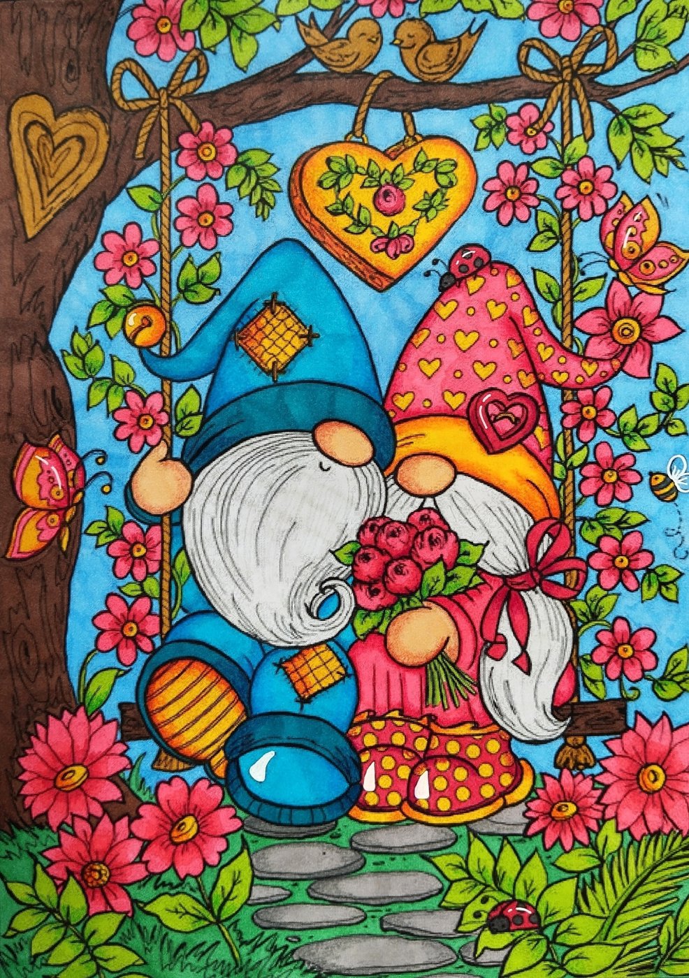 Работа от Daria_coloring_hobby