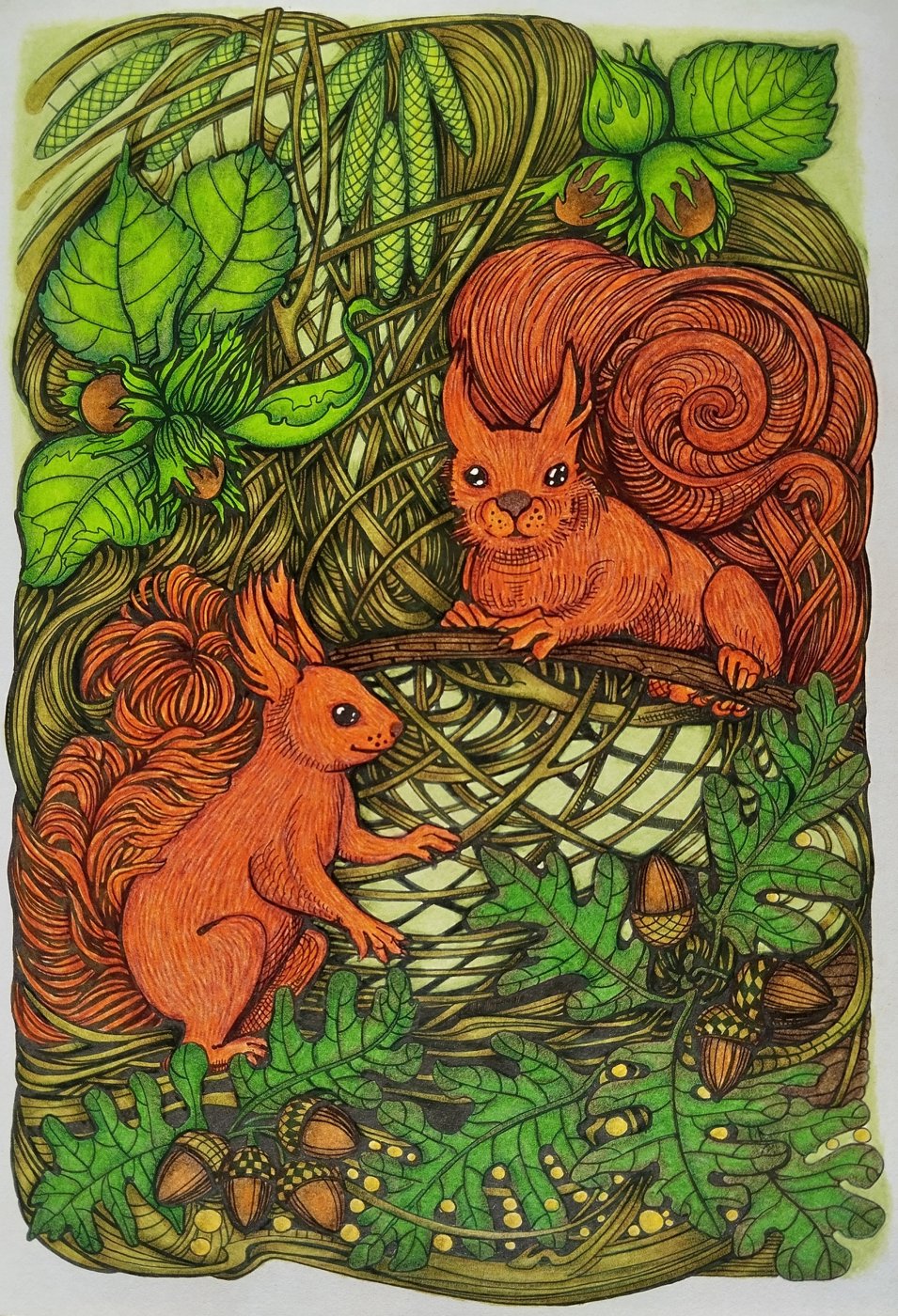Работа от Daria_coloring_hobby