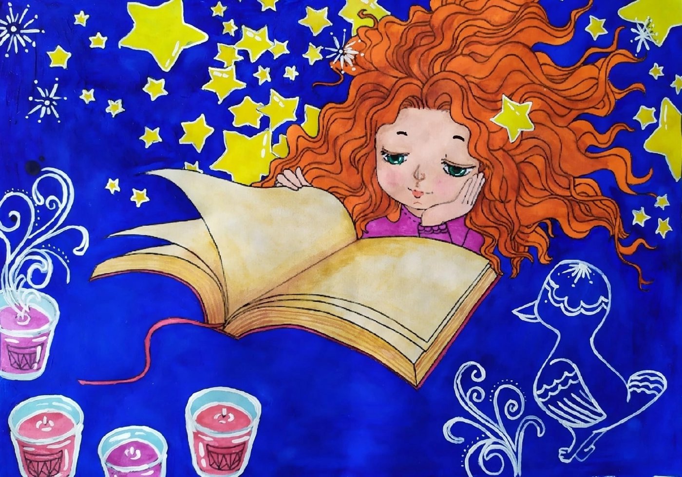 Работа от Daria_coloring_hobby