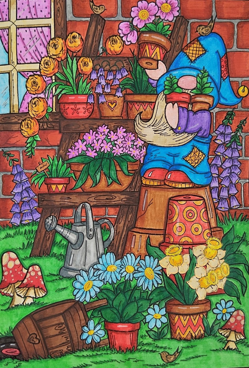 Работа от Daria_coloring_hobby