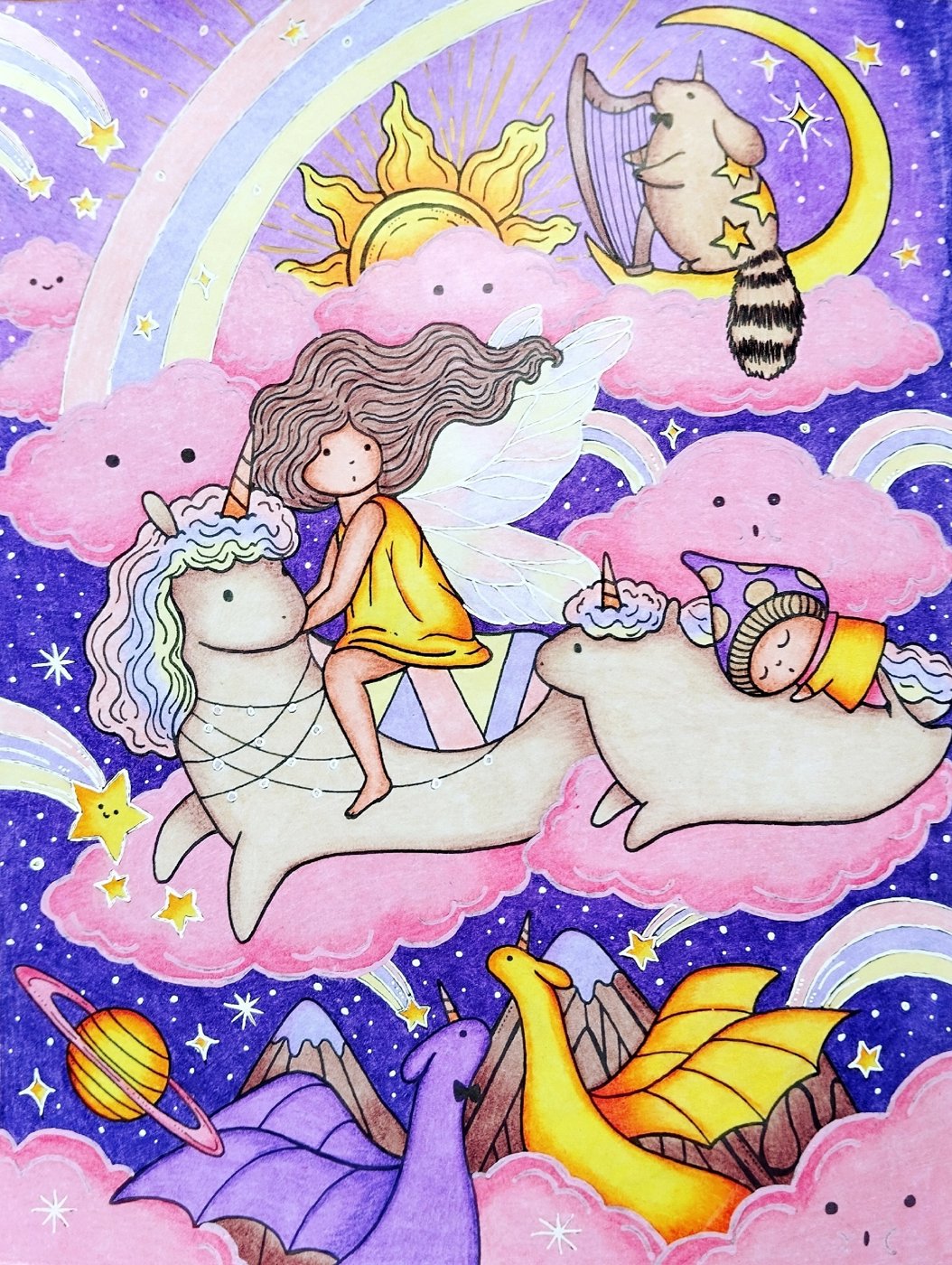 Работа от Daria_coloring_hobby