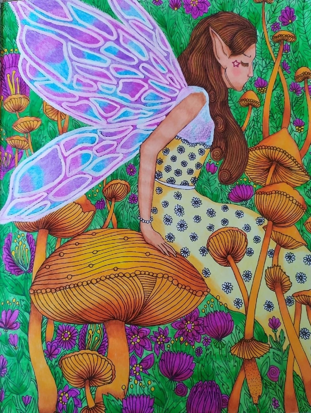 Работа от Daria_coloring_hobby