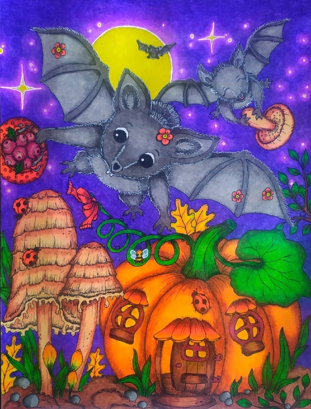 Работа от Daria_coloring_hobby